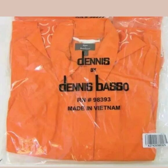 Dennis Basso Water Resistant Jacket W Circle Print - Picture 5 of 5